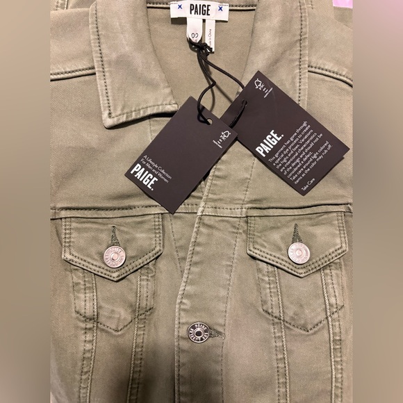 PAIGE Brooklyn Belted Jumpsuit in Vintage Ivy Green Size 00 Brand NWT!! - Picture 7 of 16